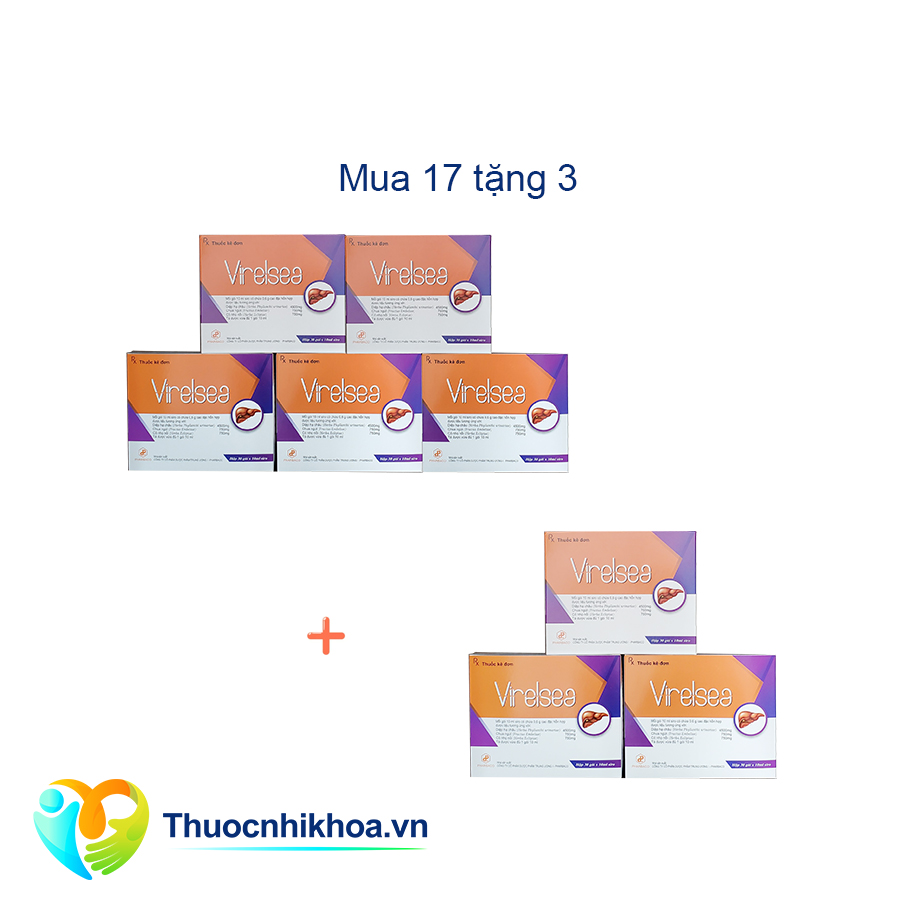 Virelsea (Hộp 30 gói 10ml) - Combo mua 17 tặng 3